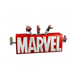 Logo MARVEL a minifigúrky 76313 LEGO