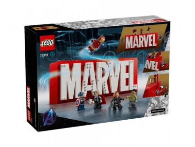 Logo MARVEL a minifigúrky 76313 LEGO