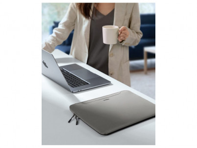 TOMTOC DUAL Sleeve for MacBook 13,5", black/gray