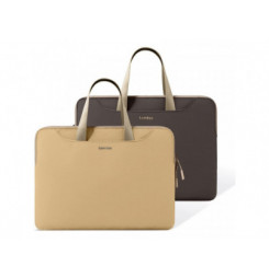 TOMTOC DUAL Sleeve for MacBook 13,5", cookie/gold