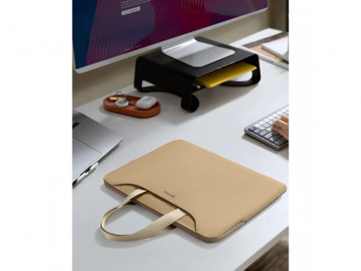 TOMTOC DUAL Sleeve for MacBook 13,5", cookie/gold