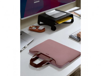 TOMTOC DUAL Sleeve for MacBook 13,5", rasp/pink