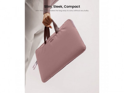 TOMTOC DUAL Sleeve for MacBook 13,5", rasp/pink