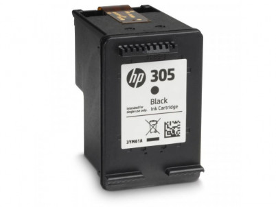 HP 305, Cartridge, čierny (black) 2ml