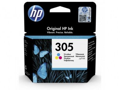 HP 305, Cartridge, Tri-Color (CMY) 2ml