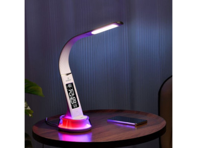 HAWK stolová LED lampa, biela