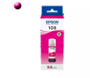 EPSON 108 EcoTank, Cartridge, purpurová (magenta)