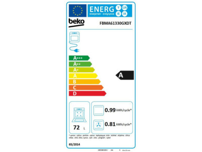 FBMA61330GXDT Sporák kombinovaný BEKO