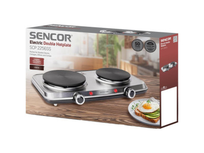 SCP 2256SS varič dvojplat. SENCOR