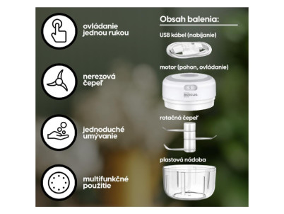 SR01 Elektrický sekáčik zelený BEROLIO
