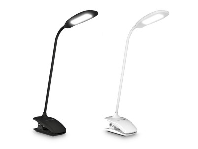 CONNECT IT CLIP, Stolová LED lampa, biela