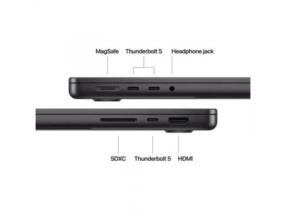 APPLE MacBook Pro (2024) 14,2" M4 Max/36/1/I/Blk
