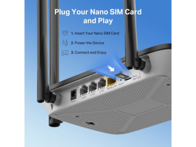MERCUSYS MB115-4G, 300 Mbps 4G Router