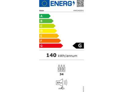HWS34GGH1 VINOTÉKA JEDNOZÓNOVÁ HAIER