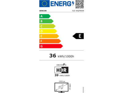 SLE 40QF860B QLED WEBOS SMART TV SENCOR