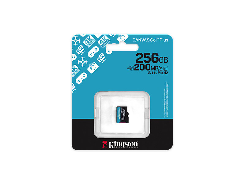 KINGSTON Micro SDXC CANVAS GO! Plus Gen4 256GB