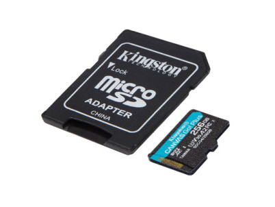 KINGSTON Micro SDXC CANVAS GO! Plus Gen4 256GB+A
