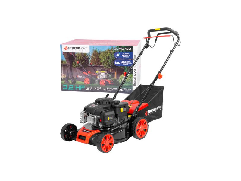 Kosačka Strend Pro QL41S-139, benzínová, 2,4 kW, záber 40,6 cm, s pojazdom, LONCIN