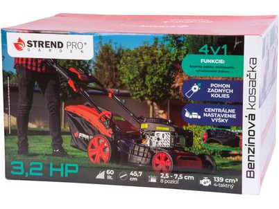 Kosačka Strend Pro QL46P-139, benzínová, 2,4 kW, záber 46 cm, s pojazdom, LONCIN