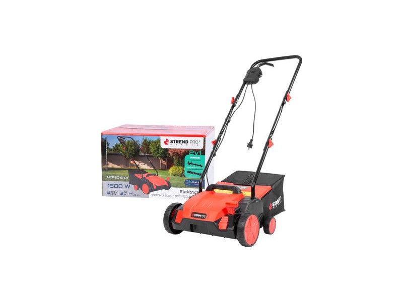 Vertikutátor Strend Pro HYA5015-01, 2v1, elektrický, 1,5 kW, prevzdušňovač, záber 32  cm