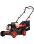 
Benzínová kosačka STREND PRO je ideálnym riešením pre menšie a stredne veľké záhrady. Vďaka svojmu výkonnému 2,2 kW motoru s objemom 132 cm³ poskytuje dostatočný výkon na efektívne a rýchle kosenie trávnika.


Kosačka má záber 40,6 cm, čo umožňuje efektívnu prácu aj v užších priestoroch. Plastová konštrukcia zaisťuje ľahkosť a jednoduchú manipuláciu, pričom celkové prevedenie je odolné a stabilné. Tento model je bez pojazdu, čo znamená, že ho treba tlačiť manuálne, avšak jeho nízka hmotnosť to uľahčuje.

Nádrž na palivo s objemom 0,85 litra poskytuje dostatočný čas prevádzky na bežné kosenie. Tráva je zbieraná do zberného koša s kapacitou 45 l...