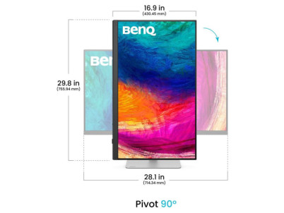 BENQ PD3226G, LED Monitor 32" 4K, 144Hz, strieborn