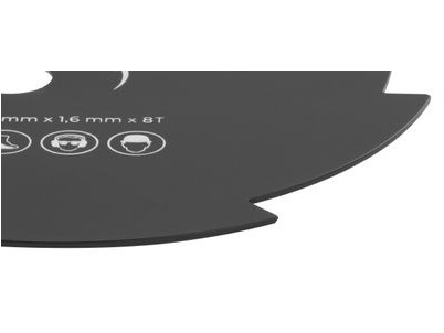 Nôž na krovinorez TT-BC415/520, kotúč 8 zubý, 255x1,6 mm, náhradný