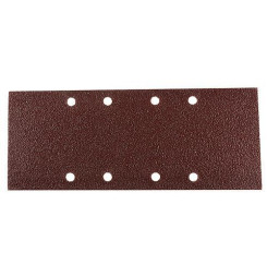 Sada brúsnych papierov do vibračnej brúsky VED-09, 93x230 mm, P120, s otvormi, bal. 10 ks