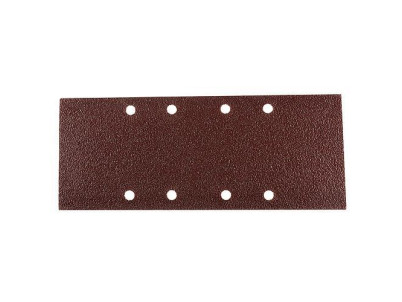Sada brúsnych papierov do vibračnej brúsky VED-09, 93x230 mm, P120, s otvormi, bal. 10 ks