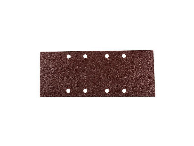 Sada brúsnych papierov do vibračnej brúsky VED-09, 93x230 mm, P120, s otvormi, bal. 10 ks