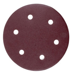 Výsek Worcraft DS07-225-01, do brúsky na sadrokartón, 225 mm, 6 dier, brúsny, okrúhly, P80, bal. 5 ks