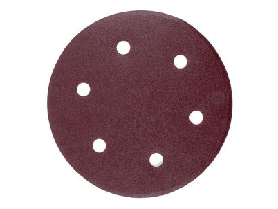 Výsek Worcraft DS07-225-01, do brúsky na sadrokartón, 225 mm, 6 dier, brúsny, okrúhly, 5 ks, P120