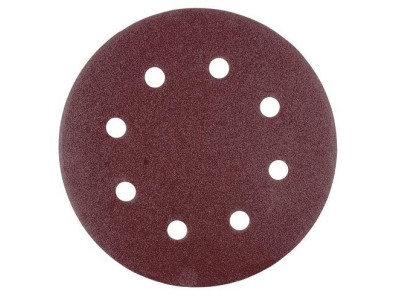 Výsek Worcraft DS08-180-01, do brúsky na sadrokartón, 190 mm, 8 dier, brúsny, okrúhly, P80, bal. 5 ks