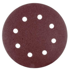 Výsek Worcraft DS08-180-01, do brúsky na sadrokartón, 190 mm, 8 dier, brúsny, okrúhly, P220, bal. 5 ks