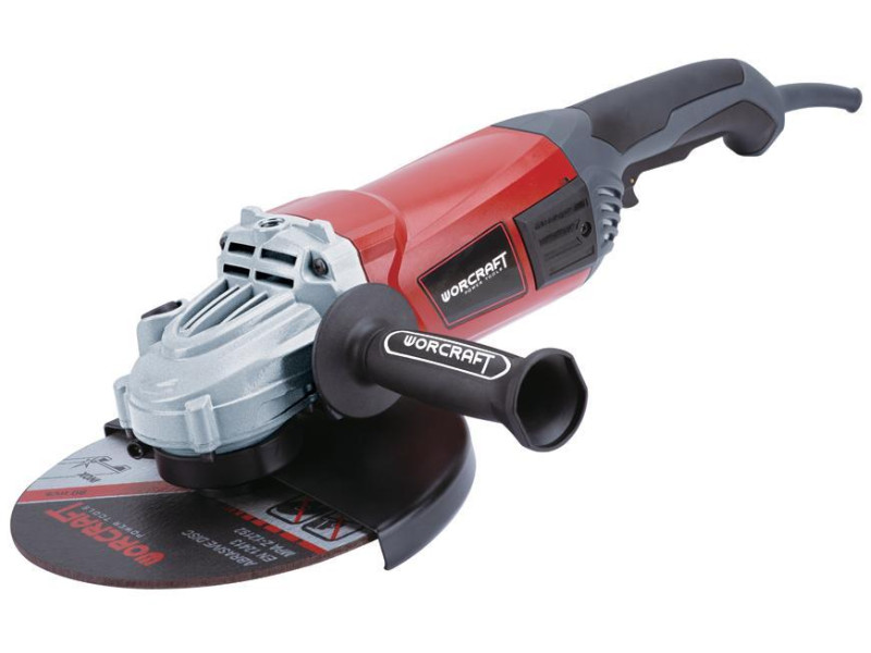 Brúska Worcraft AG24-230H, 2400W, 230 mm, uhlová, SoftSTART, industrial line