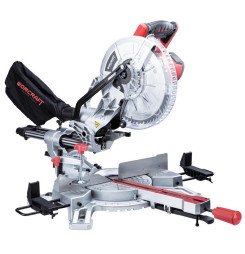 Píla Worcraft MS20-255, 2000W, 255x60T, 230V, pokosová s posuvom a laserom