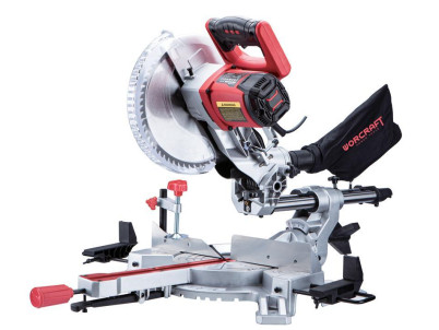 Píla Worcraft MS20-255, 2000W, 255x60T, 230V, pokosová s posuvom a laserom