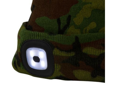 Čiapka Strend Pro Albacore kamufláž L, 4x SMD LED, USB nabíjanie