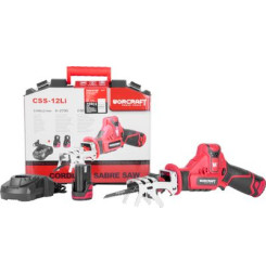 Píla Worcraft CSS-12Li, 12V, 2x 2.0Ah Li-Ion, chvostová, vyvetvovacia