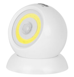 Svietidlo Strend Pro Circle ML5007, COB LED 160 lm, 360°, magnet, 3xAAA, senzor pohybu
