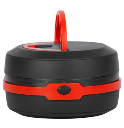 Lampa Strend Pro Camping, skladacia, kempingové svietidlo, 3xAA, červená, 8.5x5/13 cm