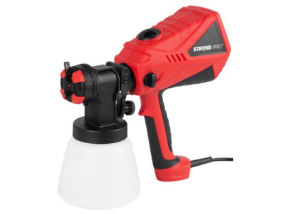 Pištoľ Strend Pro, na farbu, striekacia, s nádobkou, 600 W, 22 KPa, 1000 ml