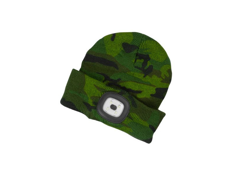 Čiapka Strend Pro Albacore kid kamufláž M, 4x SMD LED, USB nabíjanie