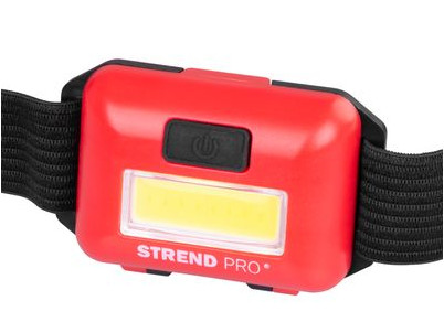 Čelovka Strend Pro Headlight H955, COB LED, 3xAAA, mix farieb (čierna, biela, červená)