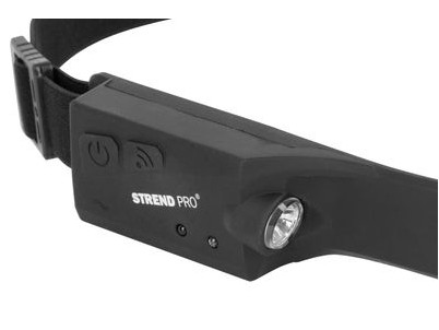 Čelovka Strend Pro Headlight H4034, LED+XPE, 200 lm, 1200 mAh, USB nabíjanie, senzor pohybu