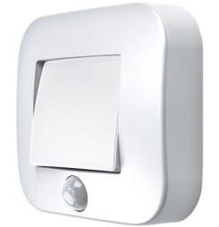 Svietidlo LEDVANCE NIGHTLUX® Hall White, so senzorom pohybu, naklápacie, 3xAAA, 84x73x22 mm