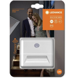 Svietidlo LEDVANCE NIGHTLUX ® Stair White, so senzorom pohybu, 3xAAA, 73x28x84 mm