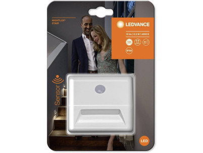 Svietidlo LEDVANCE NIGHTLUX ® Stair White, so senzorom pohybu, 3xAAA, 73x28x84 mm