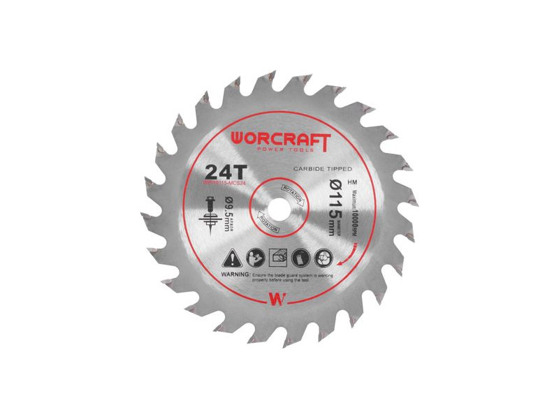 Kotúč pre Worcraft CMCS-S20LiB, 115x9,5 mm, 24T, pílový