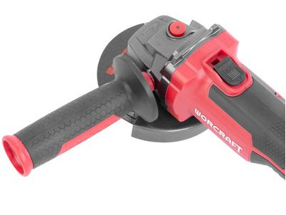 Brúska Worcraft CAG-S20LiBH ShareSYS, 115 mm, uhlová, 20V, Li-ion, bezuhlíková